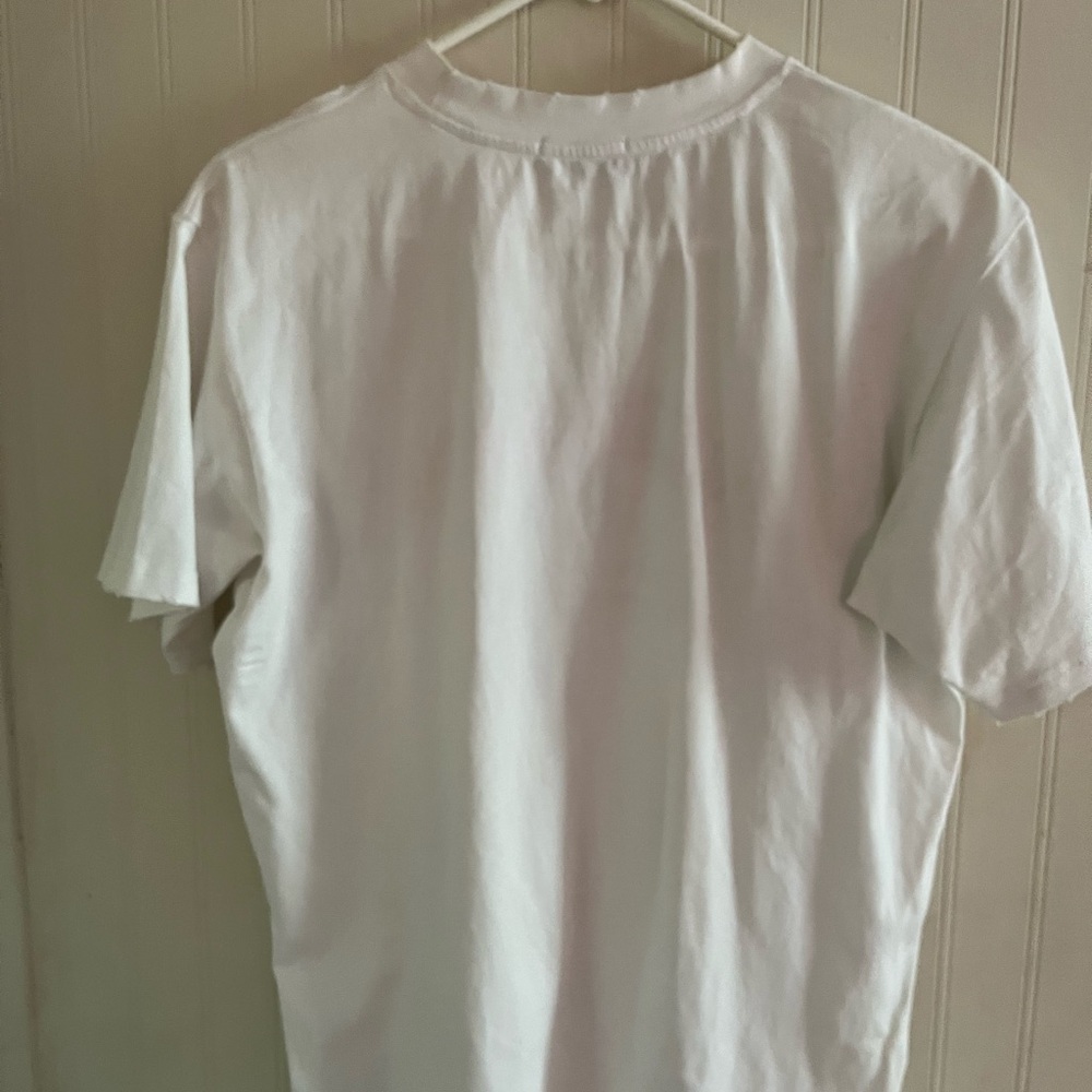 Balenciaga White Tee with Pink Accents - Picture 2 of 8